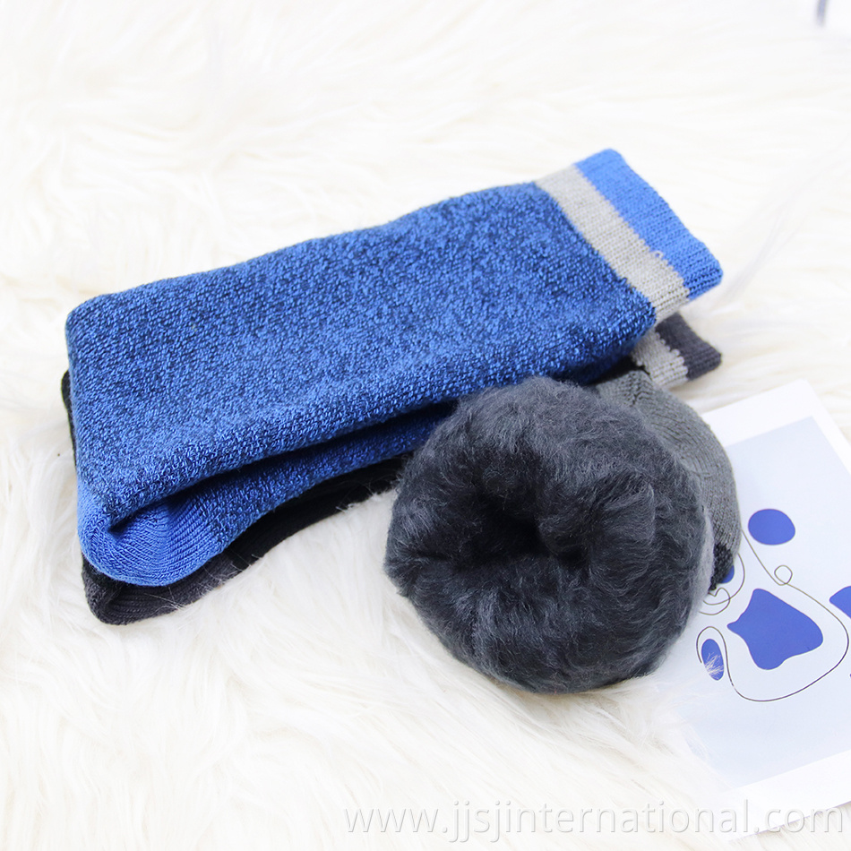 Simple style fleece socks